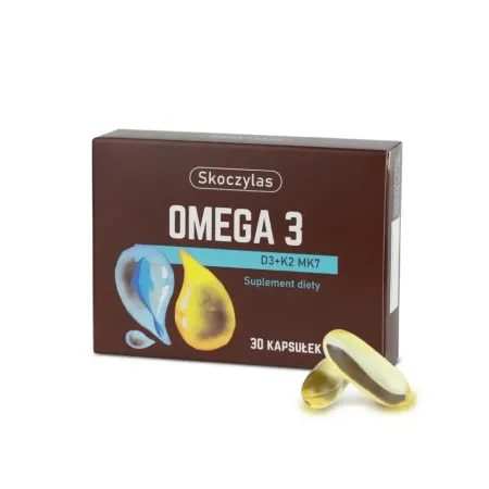 Skoczylas OMEGA 3 D3 + K2 MK7 - 30 kapsułek